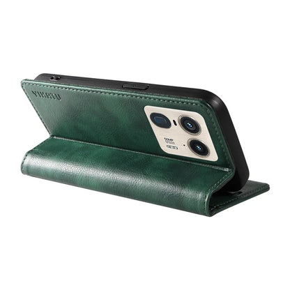 YIKATU YK-006 For Motorola Edge 50 Ultra 5G / Moto X50 Ultra 5G Wallet Case Litchi Texture Leather Phone Cover