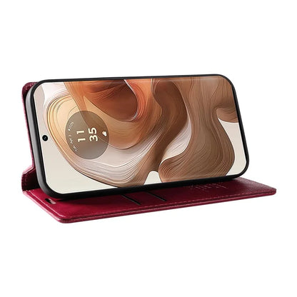 YIKATU YK-006 For Motorola Edge 50 Ultra 5G / Moto X50 Ultra 5G Wallet Case Litchi Texture Leather Phone Cover