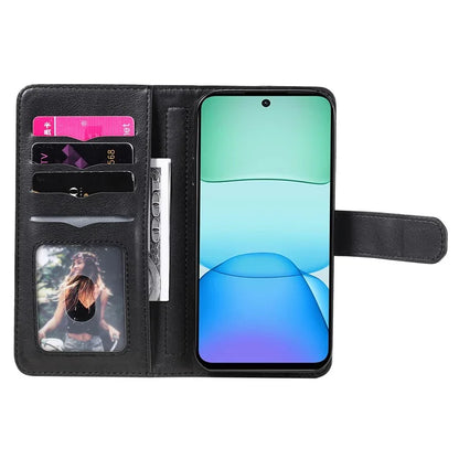 KT Multi-Functional Series-1 For Xiaomi Redmi 13 5G / 13 4G / Note 13R 5G Case 10 Card Slots Leather Phone Cover