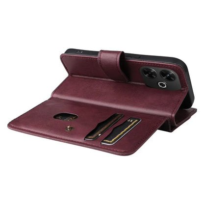 KT Multi-Functional Series-1 For Xiaomi Redmi 13 5G / 13 4G / Note 13R 5G Case 10 Card Slots Leather Phone Cover