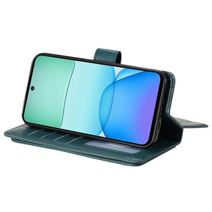 KT Multi-Functional Series-1 For Xiaomi Redmi 13 5G / 13 4G / Note 13R 5G Case 10 Card Slots Leather Phone Cover