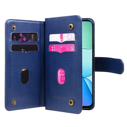 KT Multi-Functional Series-1 For Xiaomi Redmi 13 5G / 13 4G / Note 13R 5G Case 10 Card Slots Leather Phone Cover