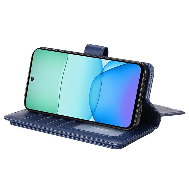 KT Multi-Functional Series-1 For Xiaomi Redmi 13 5G / 13 4G / Note 13R 5G Case 10 Card Slots Leather Phone Cover