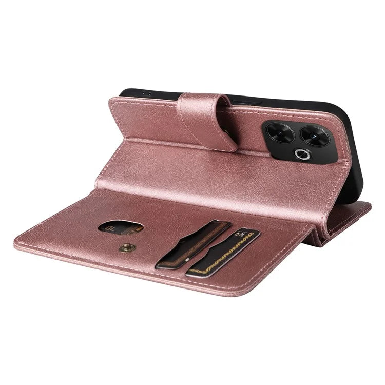 KT Multi-Functional Series-1 For Xiaomi Redmi 13 5G / 13 4G / Note 13R 5G Case 10 Card Slots Leather Phone Cover