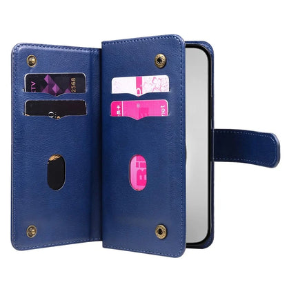KT Multi-Functional Series-1 For iPhone 16 Pro Max Case 10 Card Slots Anti-Scratch Leather Phone Cover