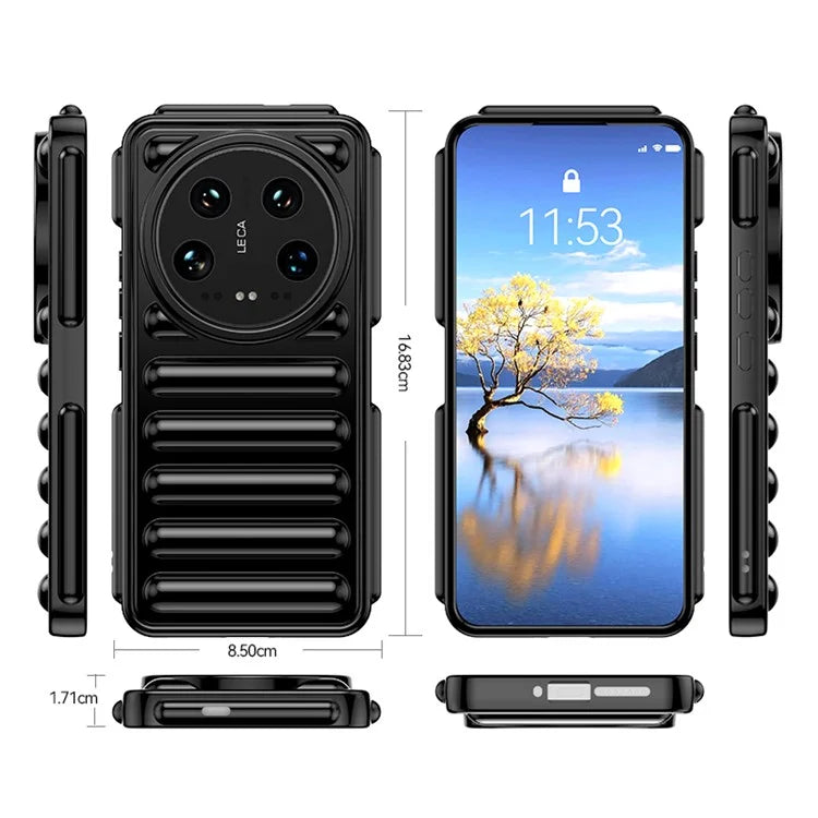 Capsule Series for Xiaomi 14 Ultra Slim-Fit TPU Phone Case Anti-Collision Cover