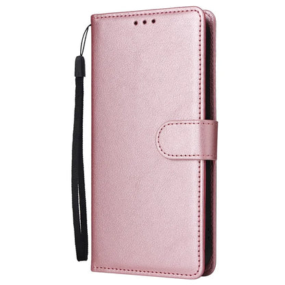 For iPhone 16 Pro Wallet Case 3 Card Slots Slim-Fit PU Leather Stand Phone Cover