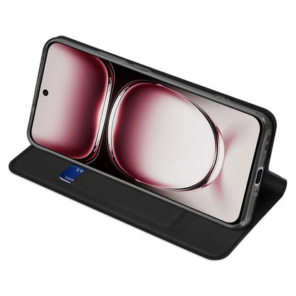 DUX DUCIS Skin Pro Series For Oppo Reno12 Pro 5G (Global) Case Leather Phone Cover with Card Slot