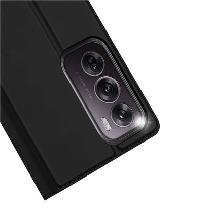 DUX DUCIS Skin Pro Series For Oppo Reno12 Pro 5G (Global) Case Leather Phone Cover with Card Slot