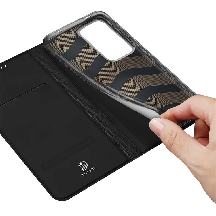 DUX DUCIS Skin Pro Series For Oppo Reno12 Pro 5G (Global) Case Leather Phone Cover with Card Slot