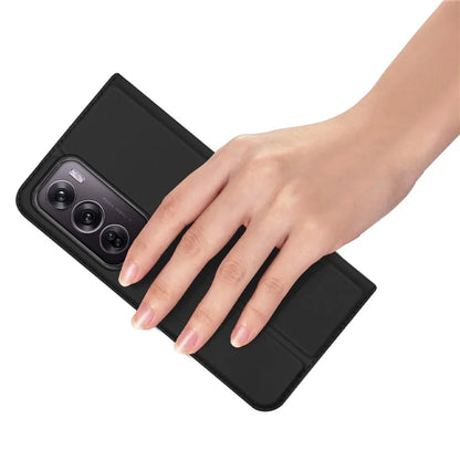 DUX DUCIS Skin Pro Series For Oppo Reno12 Pro 5G (Global) Case Leather Phone Cover with Card Slot