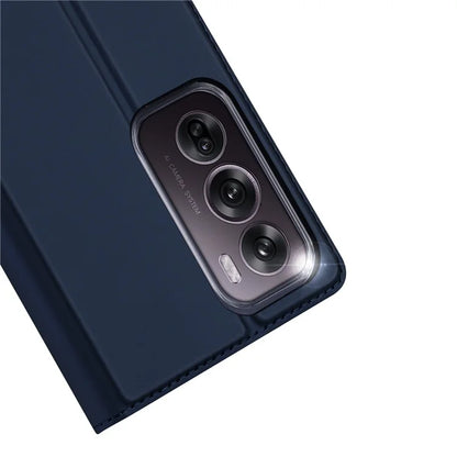 DUX DUCIS Skin Pro Series For Oppo Reno12 Pro 5G (Global) Case Leather Phone Cover with Card Slot