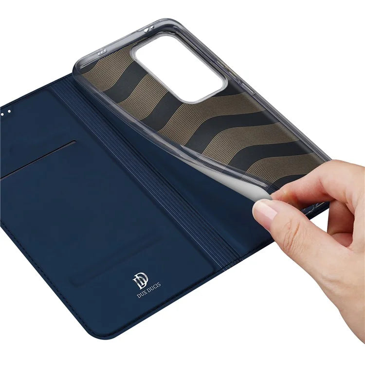 DUX DUCIS Skin Pro Series For Oppo Reno12 Pro 5G (Global) Case Leather Phone Cover with Card Slot