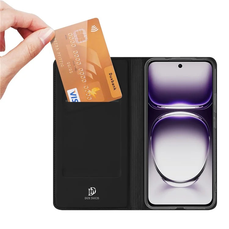 DUX DUCIS Skin Pro Series For Oppo Reno12 5G (Global) Case Leather Phone Cover with Card Slot