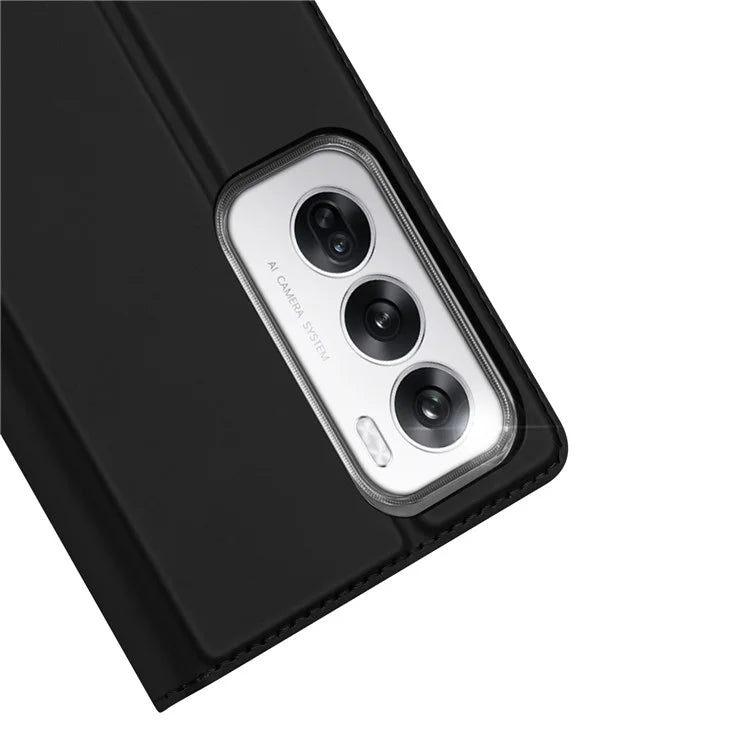 DUX DUCIS Skin Pro Series For Oppo Reno12 5G (Global) Case Leather Phone Cover with Card Slot