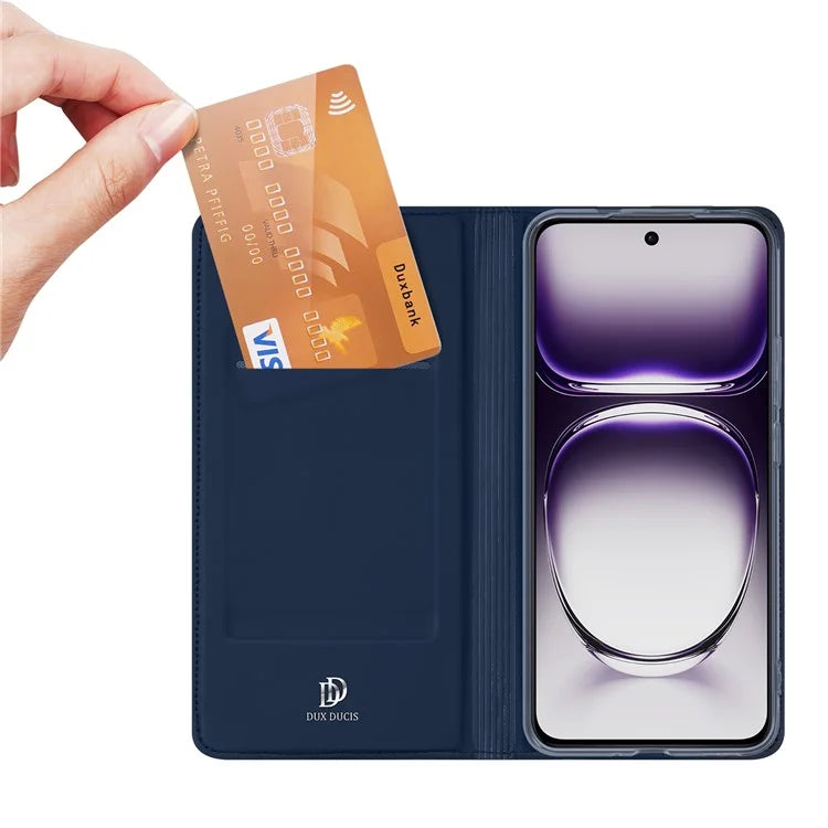 DUX DUCIS Skin Pro Series For Oppo Reno12 5G (Global) Case Leather Phone Cover with Card Slot