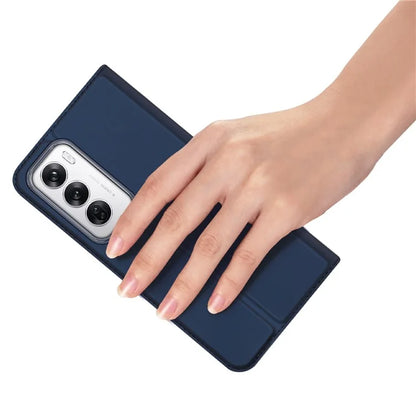 DUX DUCIS Skin Pro Series For Oppo Reno12 5G (Global) Case Leather Phone Cover with Card Slot