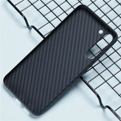X-LEVEL For Samsung Galaxy S23 Case Carbon Fibre Texture Hard PC Dropproof Cover