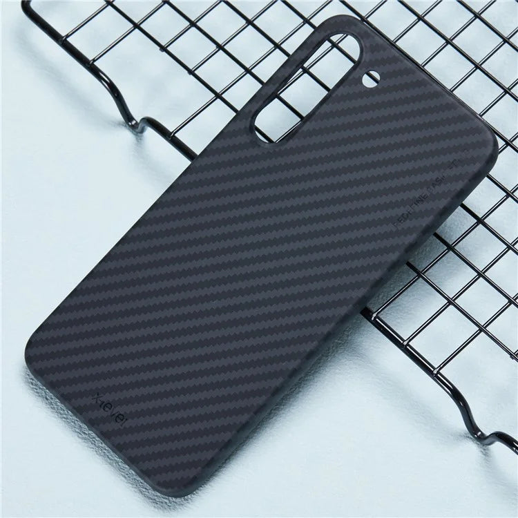 X-LEVEL For Samsung Galaxy S23+ Case Hard Plastic Carbon Fiber Texture Phone Cover