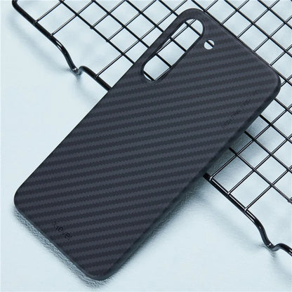 X-LEVEL For Samsung Galaxy S23+ Case Hard Plastic Carbon Fiber Texture Phone Cover