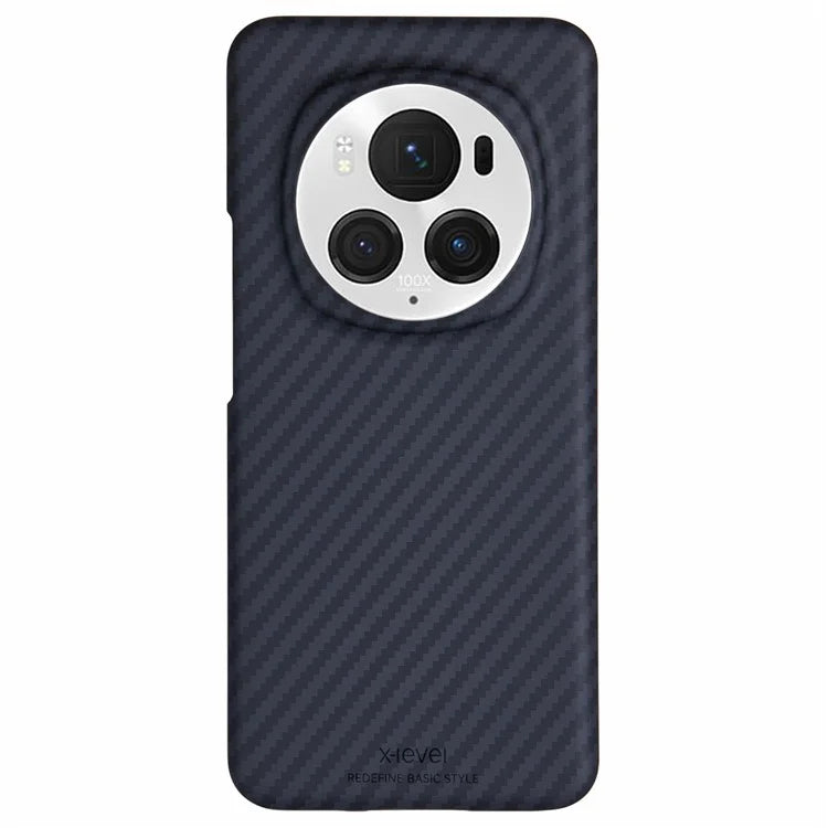 X-LEVEL For Honor Magic6 Pro 5G Case Carbon Fiber Texture PC Phone Cover Fall Prevention