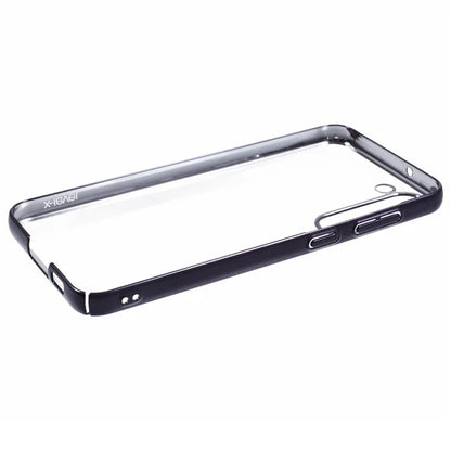 X-LEVEL For Samsung Galaxy S23 Case Hard PC Transparent Protective Cover Electroplating Frame