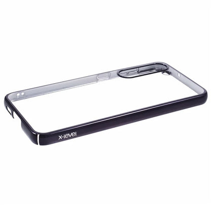 X-LEVEL For Samsung Galaxy S23 Case Hard PC Transparent Protective Cover Electroplating Frame