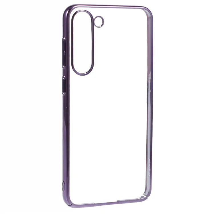 X-LEVEL For Samsung Galaxy S23 Case Hard PC Transparent Protective Cover Electroplating Frame