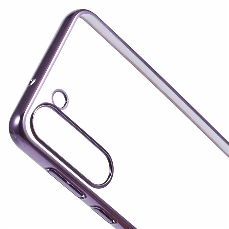 X-LEVEL For Samsung Galaxy S23 Case Hard PC Transparent Protective Cover Electroplating Frame
