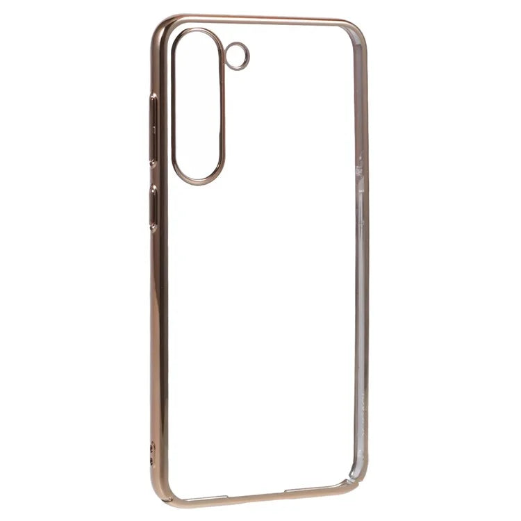 X-LEVEL For Samsung Galaxy S23 Case Hard PC Transparent Protective Cover Electroplating Frame
