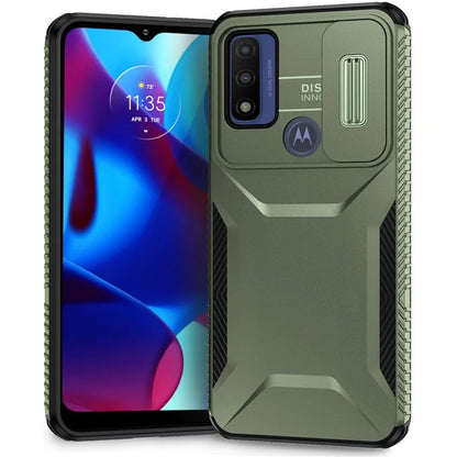 For Motorola Moto G Play (2023) 4G / G Power (2022) / G Pure Case TPU+PC Phone Cover Lens and Privacy Protection
