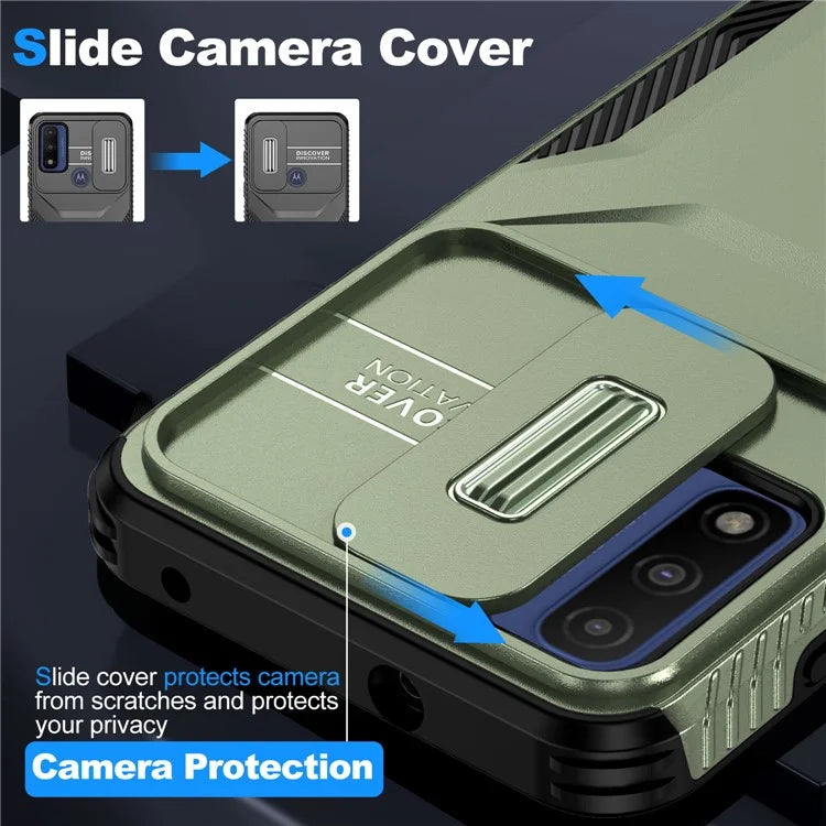 For Motorola Moto G Play (2023) 4G / G Power (2022) / G Pure Case TPU+PC Phone Cover Lens and Privacy Protection