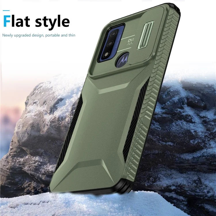 For Motorola Moto G Play (2023) 4G / G Power (2022) / G Pure Case TPU+PC Phone Cover Lens and Privacy Protection