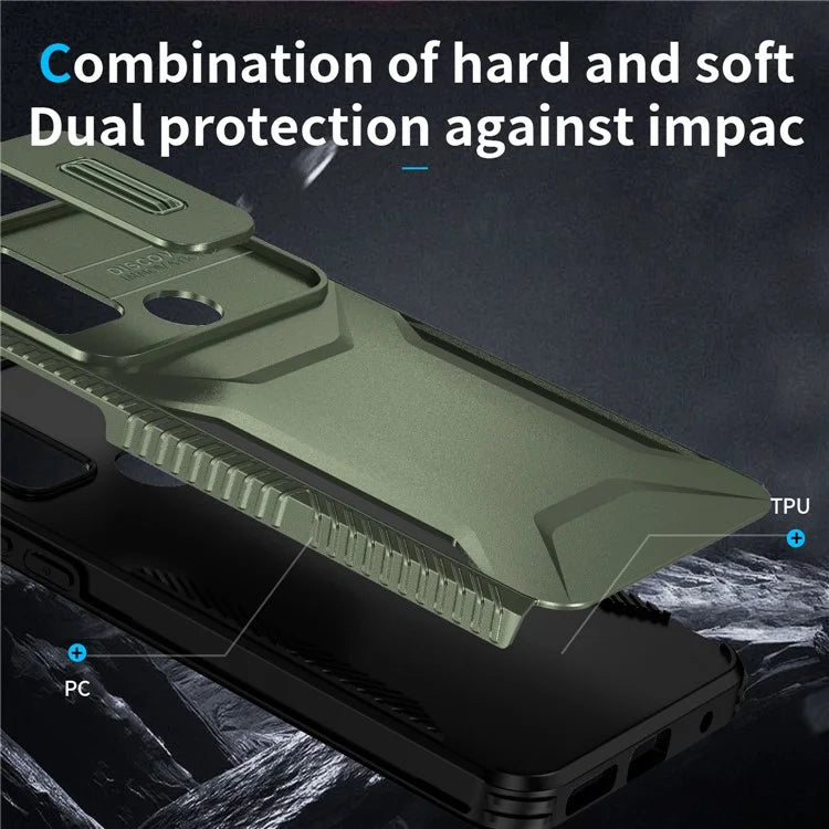For Motorola Moto G Play (2023) 4G / G Power (2022) / G Pure Case TPU+PC Phone Cover Lens and Privacy Protection