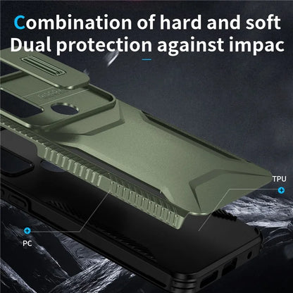 For Motorola Moto G Play (2023) 4G / G Power (2022) / G Pure Case TPU+PC Phone Cover Lens and Privacy Protection