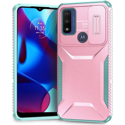 For Motorola Moto G Play (2023) 4G / G Power (2022) / G Pure Case TPU+PC Phone Cover Lens and Privacy Protection