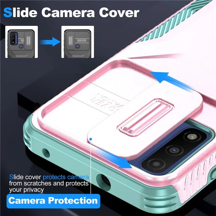 For Motorola Moto G Play (2023) 4G / G Power (2022) / G Pure Case TPU+PC Phone Cover Lens and Privacy Protection