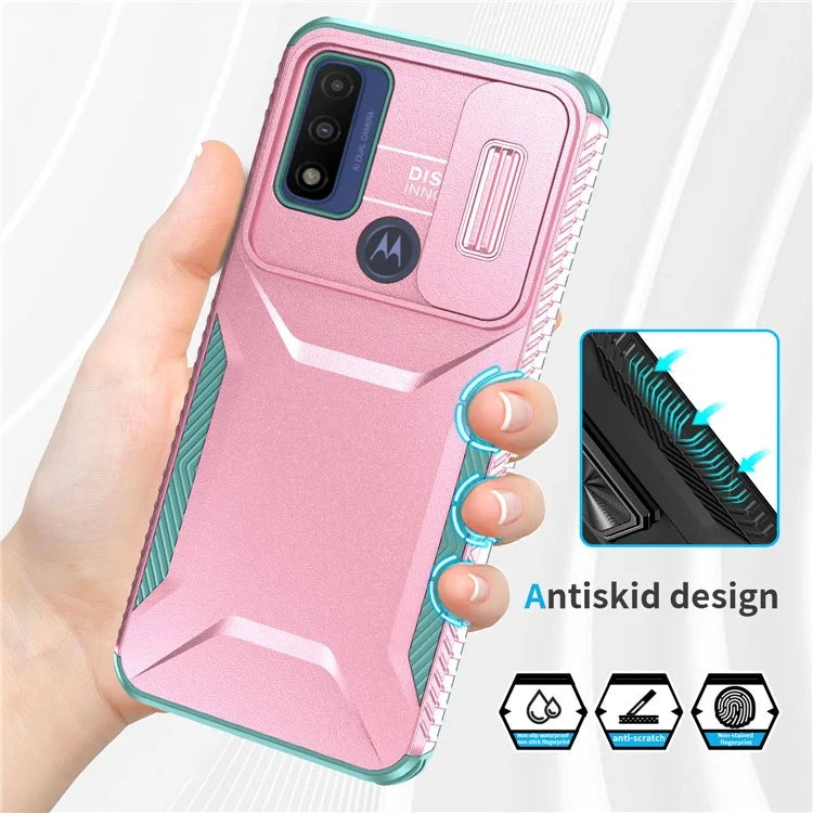For Motorola Moto G Play (2023) 4G / G Power (2022) / G Pure Case TPU+PC Phone Cover Lens and Privacy Protection