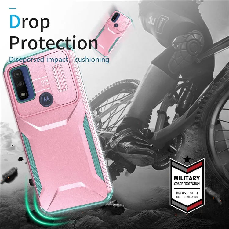 For Motorola Moto G Play (2023) 4G / G Power (2022) / G Pure Case TPU+PC Phone Cover Lens and Privacy Protection