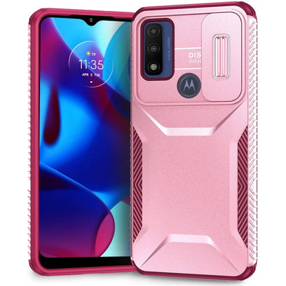 For Motorola Moto G Play (2023) 4G / G Power (2022) / G Pure Case TPU+PC Phone Cover Lens and Privacy Protection