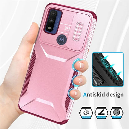For Motorola Moto G Play (2023) 4G / G Power (2022) / G Pure Case TPU+PC Phone Cover Lens and Privacy Protection