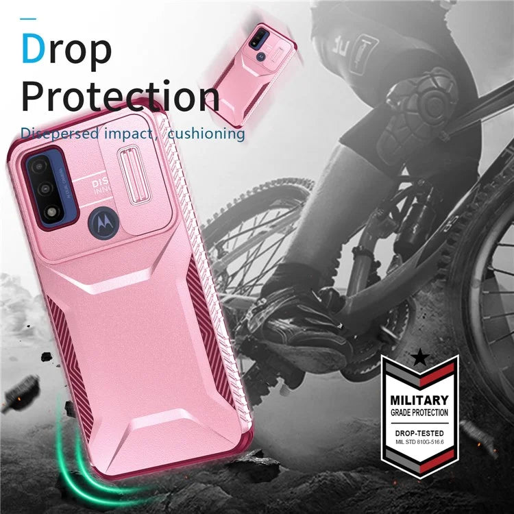 For Motorola Moto G Play (2023) 4G / G Power (2022) / G Pure Case TPU+PC Phone Cover Lens and Privacy Protection