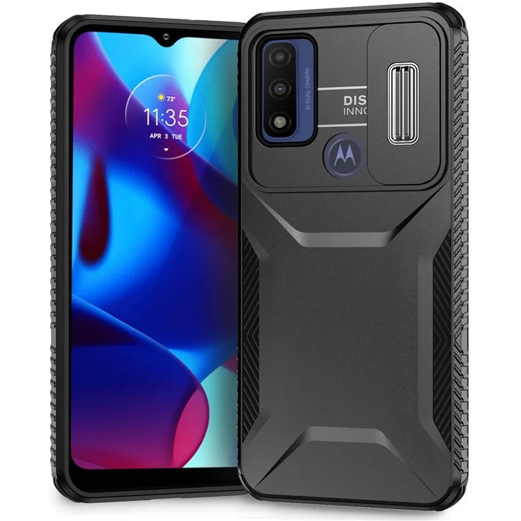 For Motorola Moto G Play (2023) 4G / G Power (2022) / G Pure Case TPU+PC Phone Cover Lens and Privacy Protection