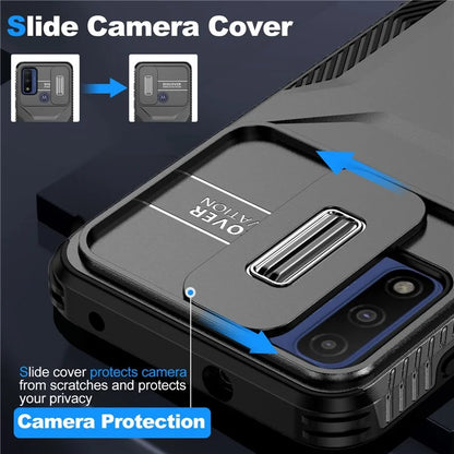For Motorola Moto G Play (2023) 4G / G Power (2022) / G Pure Case TPU+PC Phone Cover Lens and Privacy Protection