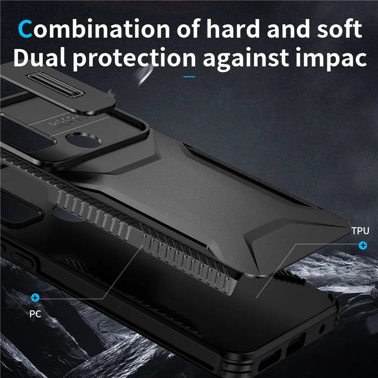 For Motorola Moto G Play (2023) 4G / G Power (2022) / G Pure Case TPU+PC Phone Cover Lens and Privacy Protection