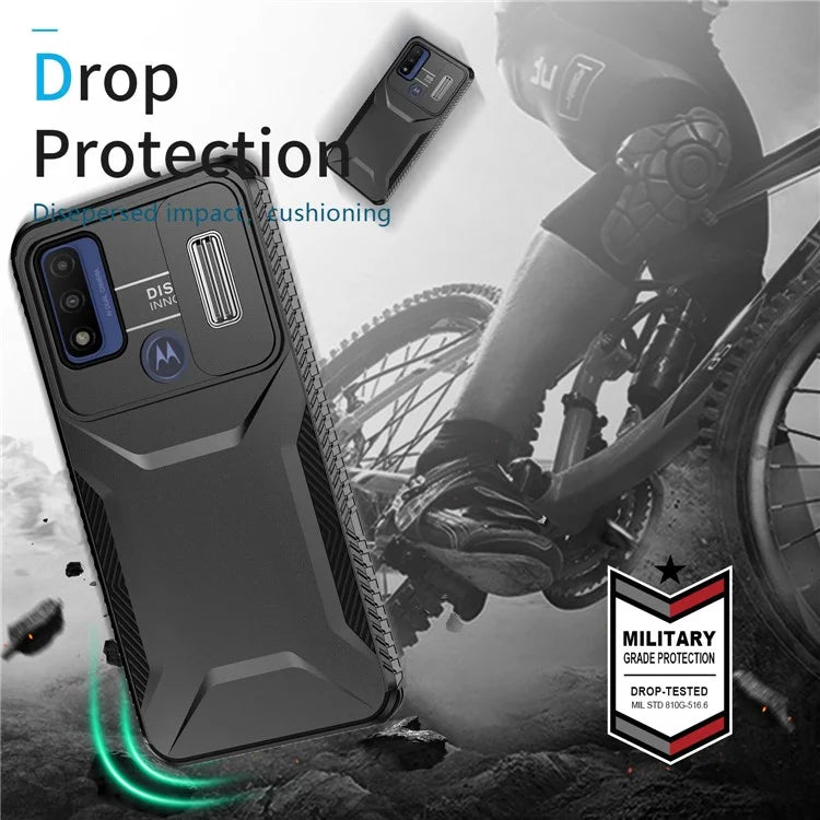 For Motorola Moto G Play (2023) 4G / G Power (2022) / G Pure Case TPU+PC Phone Cover Lens and Privacy Protection