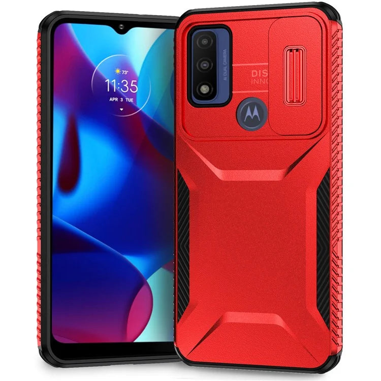 For Motorola Moto G Play (2023) 4G / G Power (2022) / G Pure Case TPU+PC Phone Cover Lens and Privacy Protection