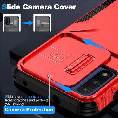 For Motorola Moto G Play (2023) 4G / G Power (2022) / G Pure Case TPU+PC Phone Cover Lens and Privacy Protection