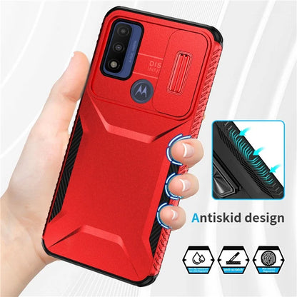 For Motorola Moto G Play (2023) 4G / G Power (2022) / G Pure Case TPU+PC Phone Cover Lens and Privacy Protection