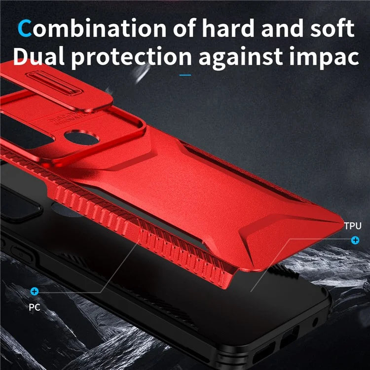 For Motorola Moto G Play (2023) 4G / G Power (2022) / G Pure Case TPU+PC Phone Cover Lens and Privacy Protection